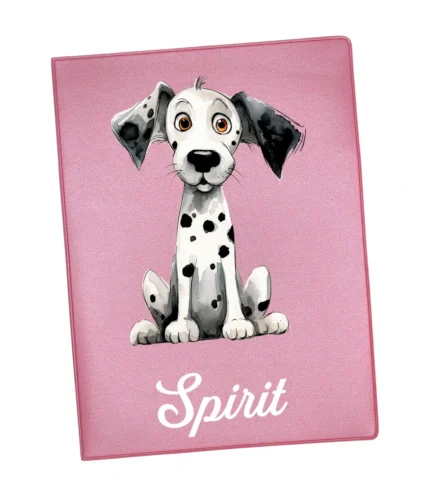 protège carnet de santé dalmatien version BD