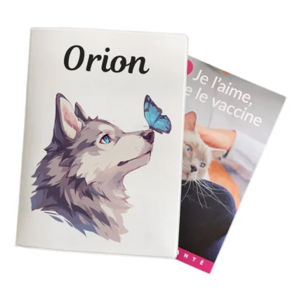 carnet de santé husky style animé