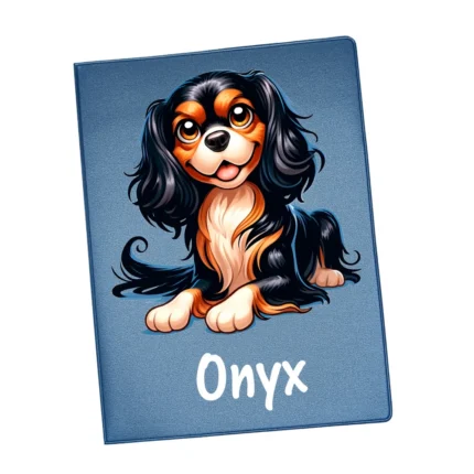 carnet de santé cocker noir et feu pixar