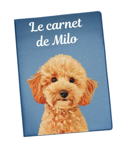 carnet de santé caniche abricot